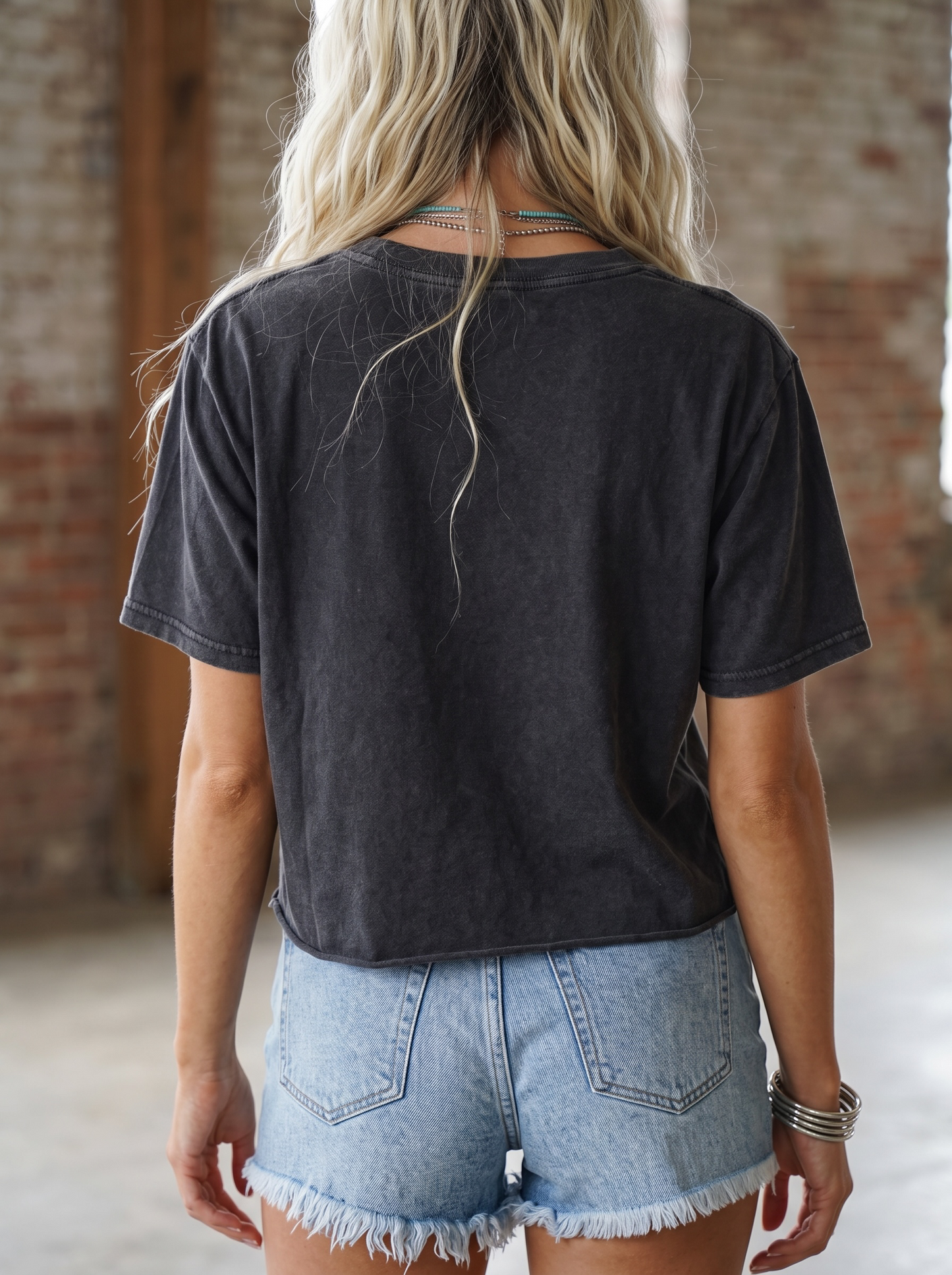 Free Bird Graphic Crop Tee
