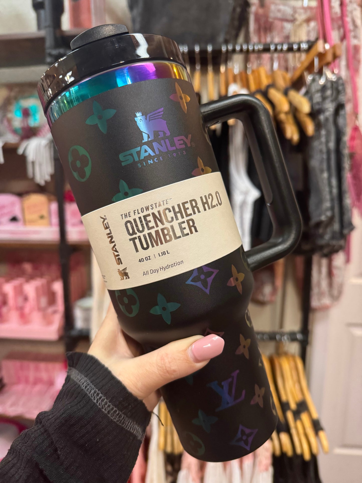 LV Dupe Stanley Tumbler