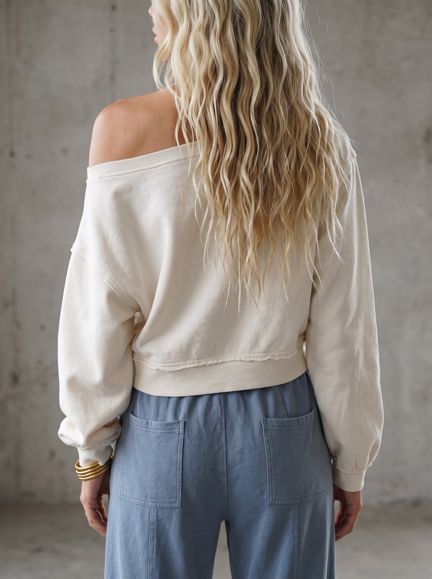 Off The Shoulder Sweatshirt