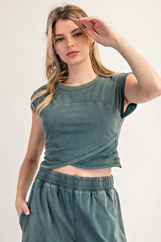 Eesome Wrap Crop Top