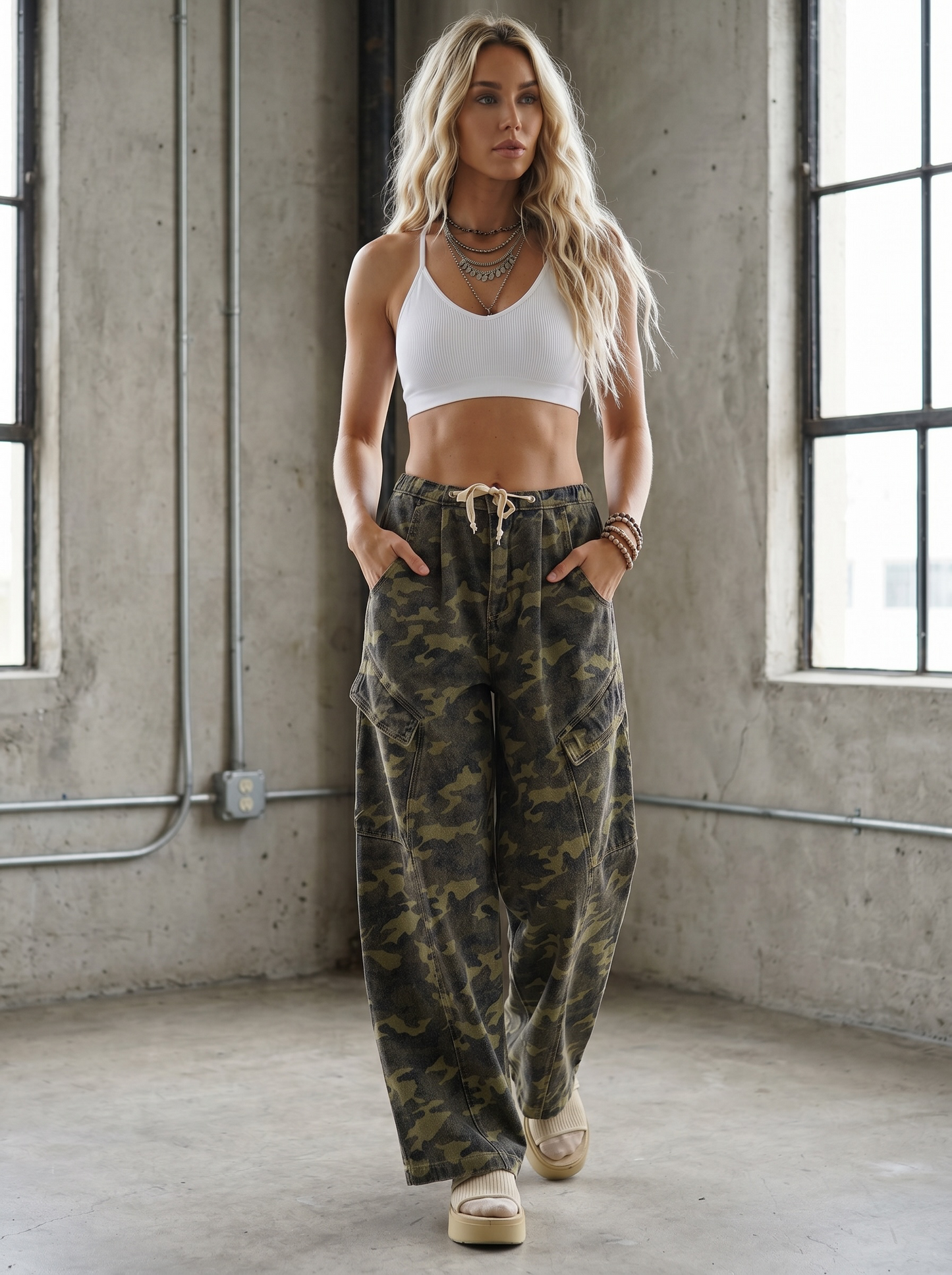 Bibi Camo Pants