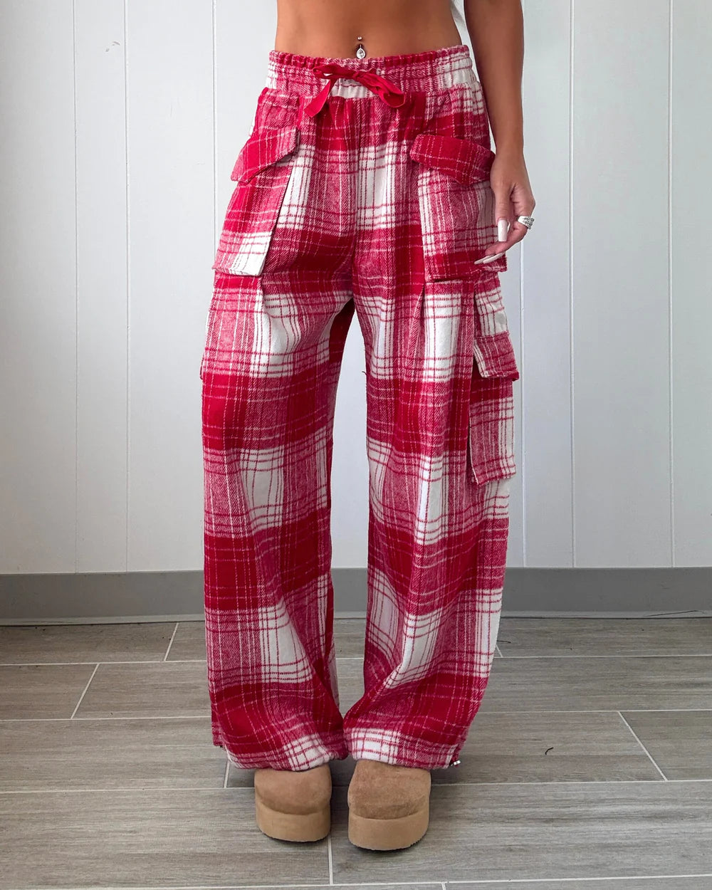 Bibi Plaid Pants