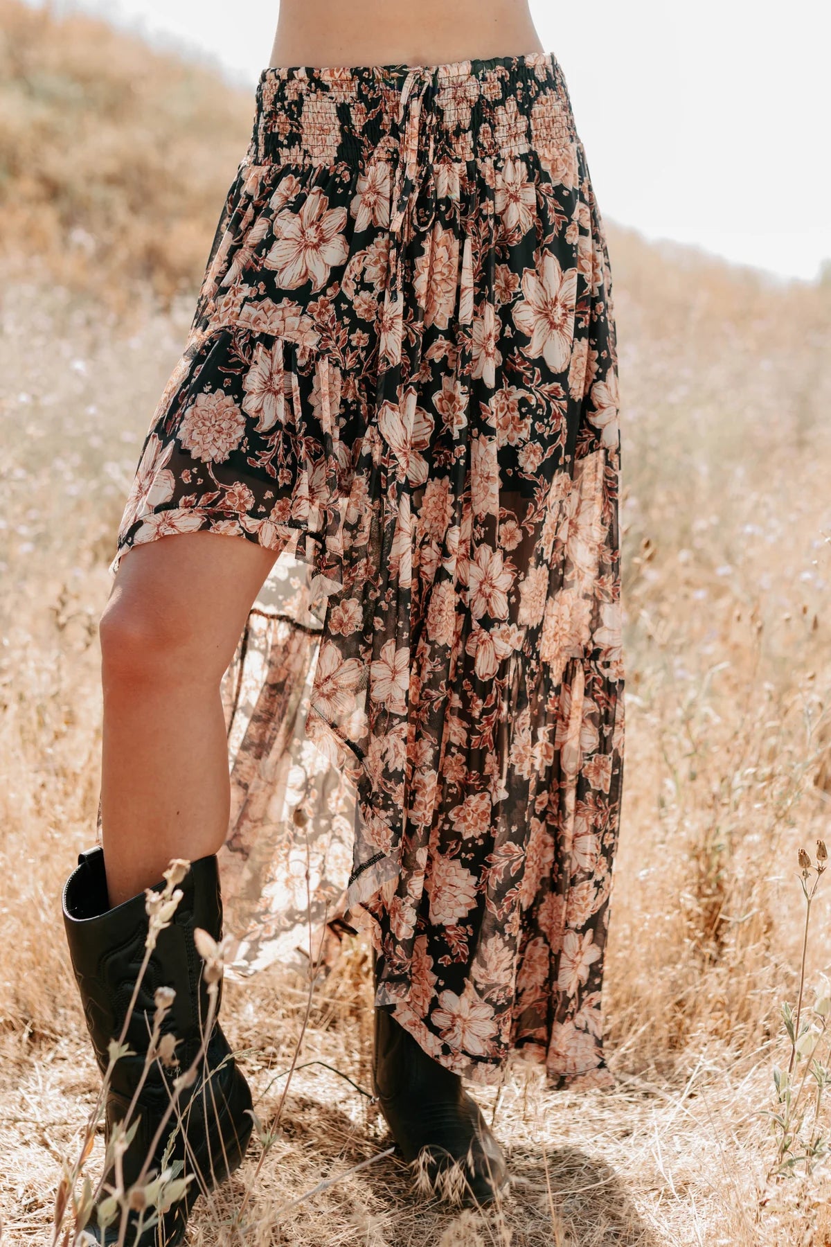 Promesa Flora Asymmetrical Skirt