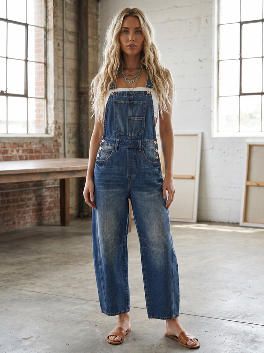 Bluivy Barrel Overalls