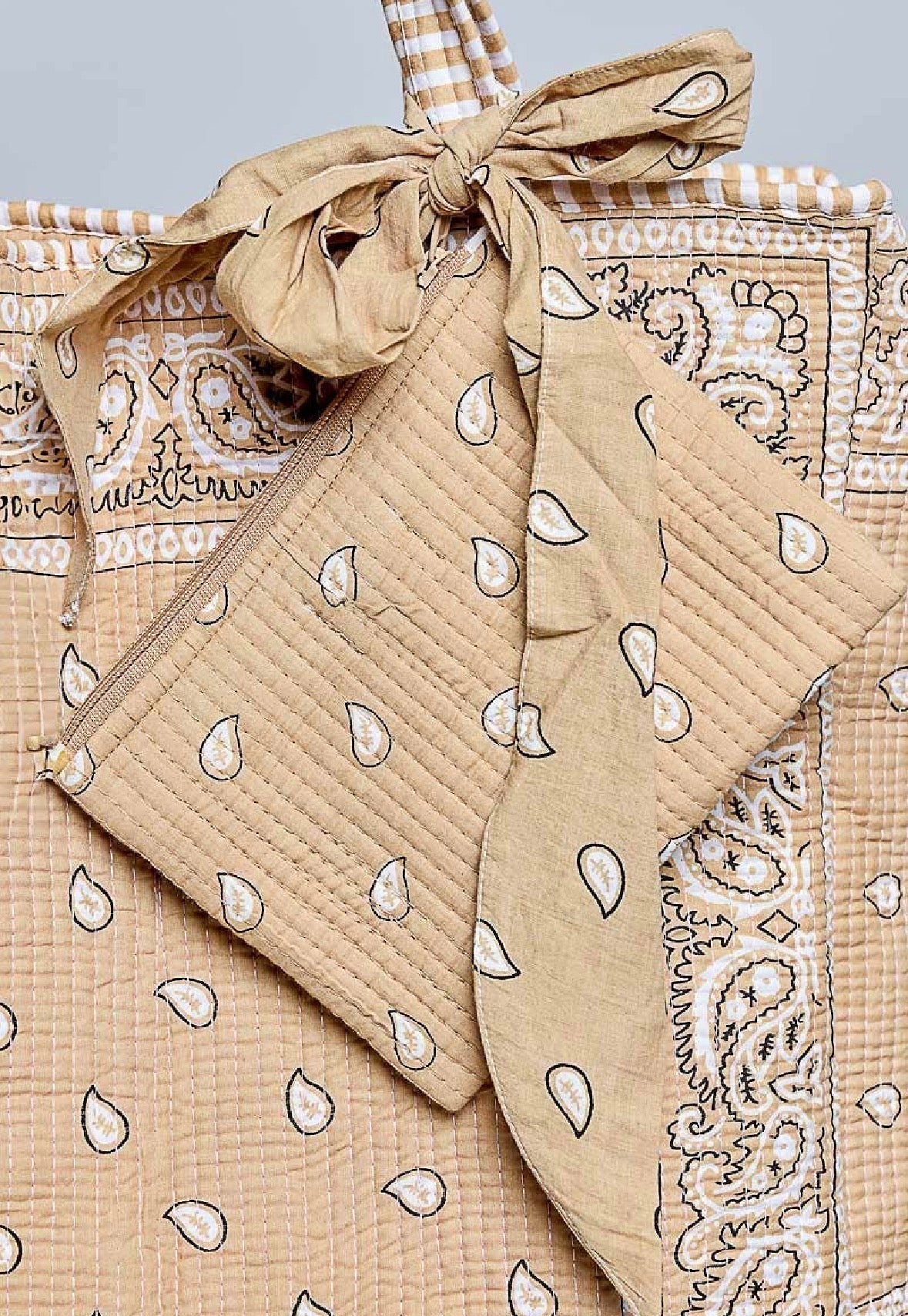 PREORDER - POL Bandana Print Tote & Pouch Set