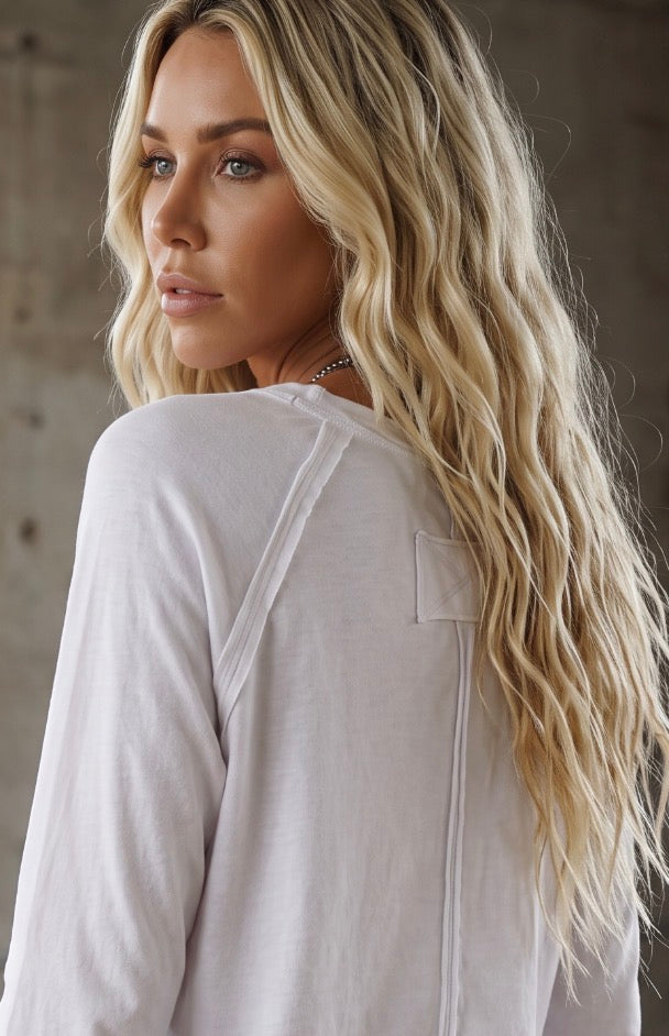 Raglan Sleeve Thumbhole Tee