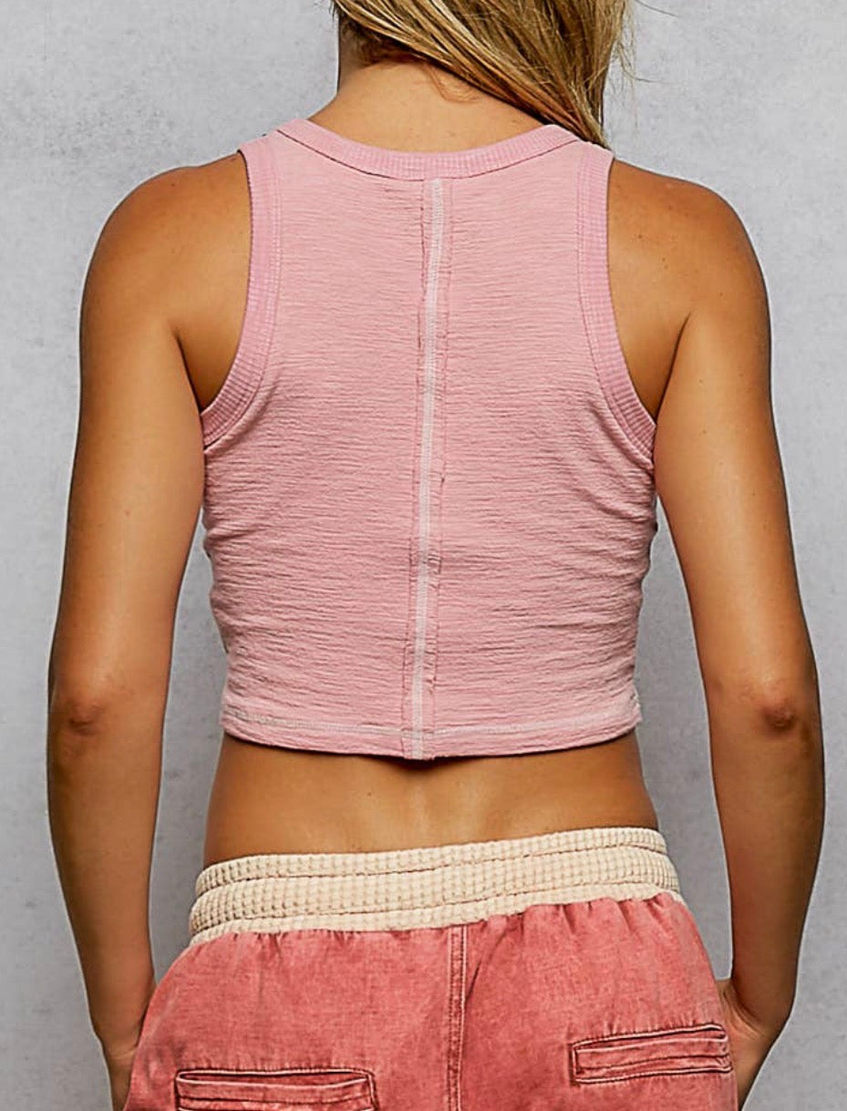 POL Round Neck Stub Tank
