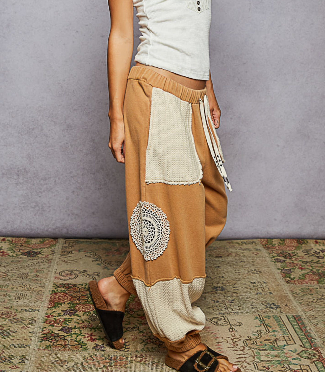 POL Doily Crochet Jogger
