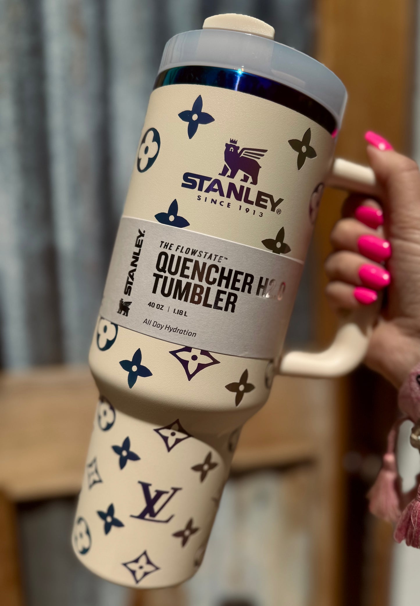LV Dupe Stanley Tumbler