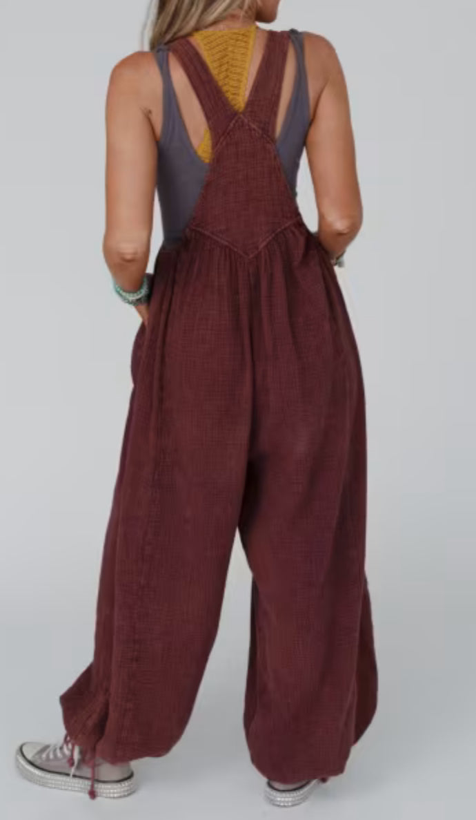 Easel Cargo Jumpsuit