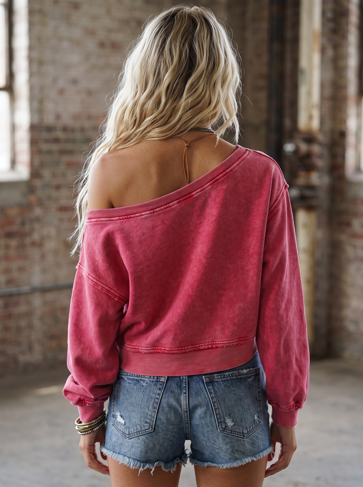 Off The Shoulder Sweatshirt