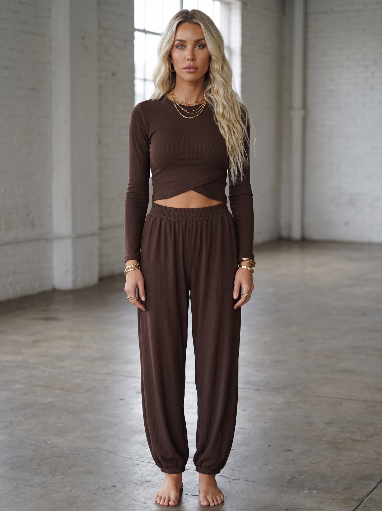 Veveret Wrap Crop Top