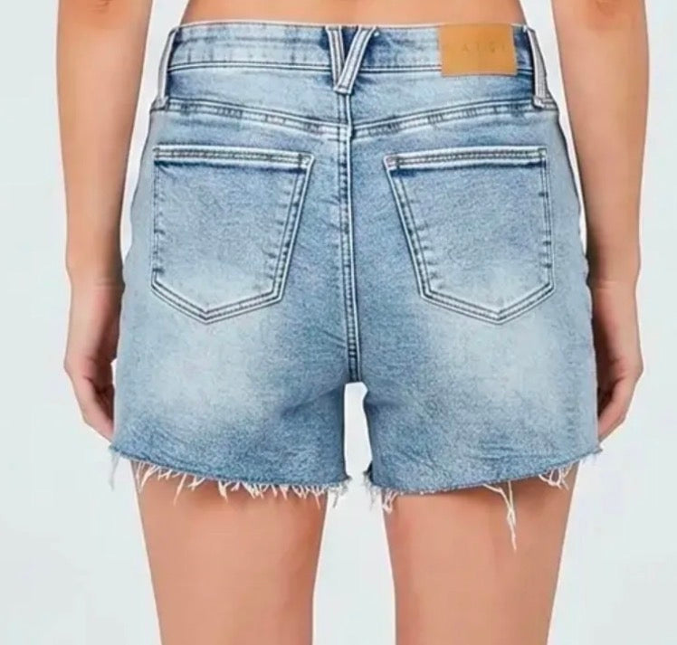 Saige Denim Tummy Control Shorts