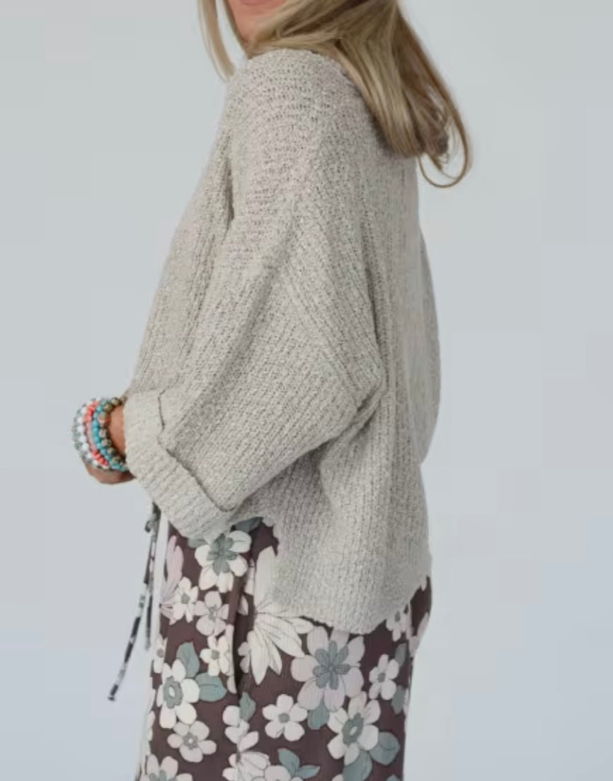 Knit 3/4 Sleeve Sweater