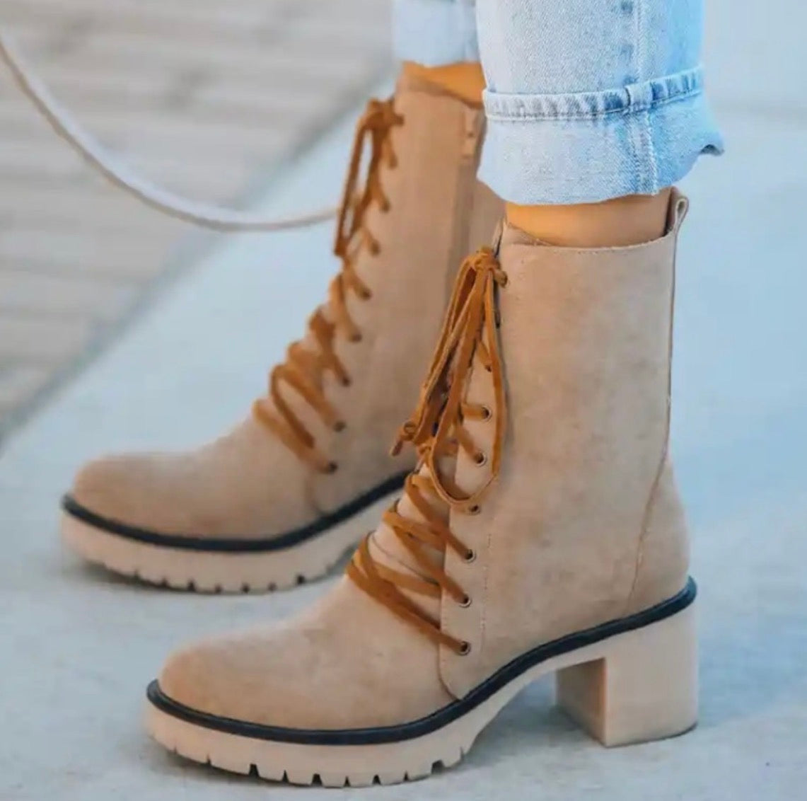 Oasis Society Lace Up Boots
