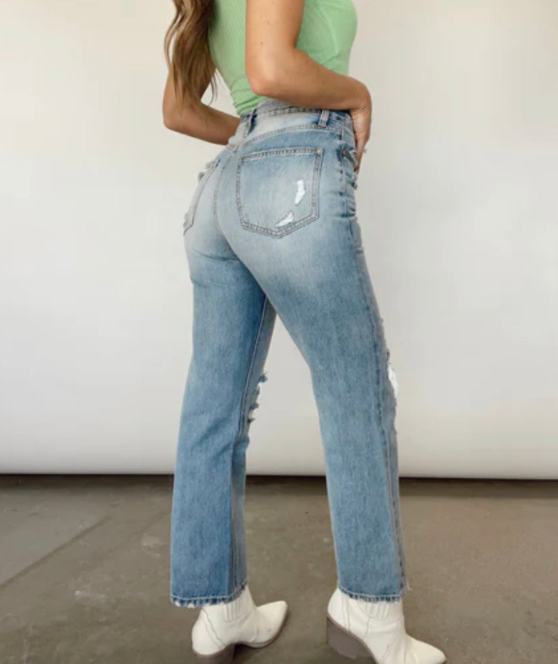 High Rise 90's Boyfriend Jeans