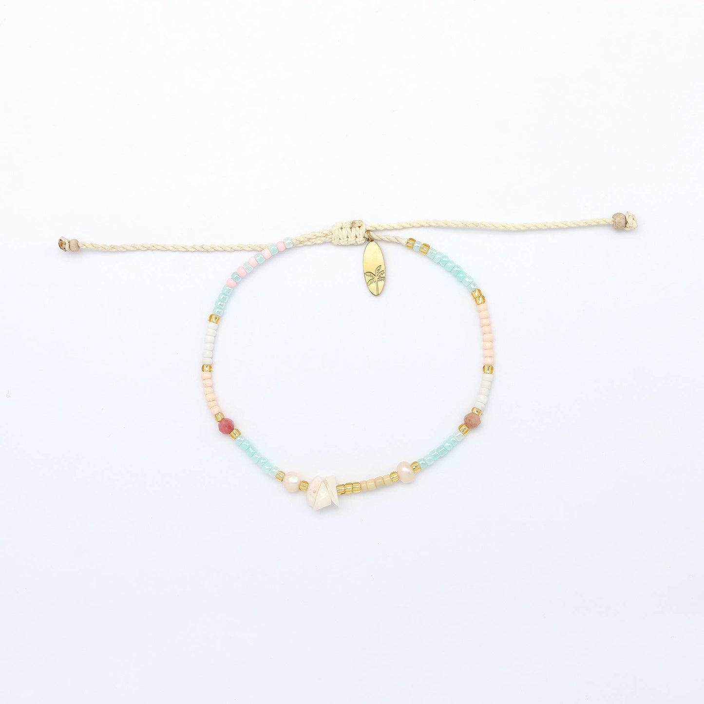 Giada Sejiwa Beaded Bracelet, Adjustable Pastel Bracelet