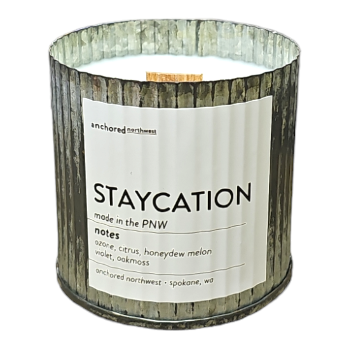 Staycation | Fresh & Relaxing Wood Wick Candle