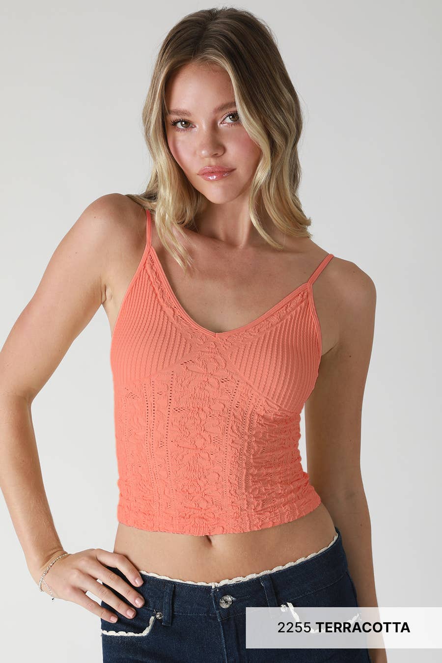 NS8488 - Textured Lace Cami