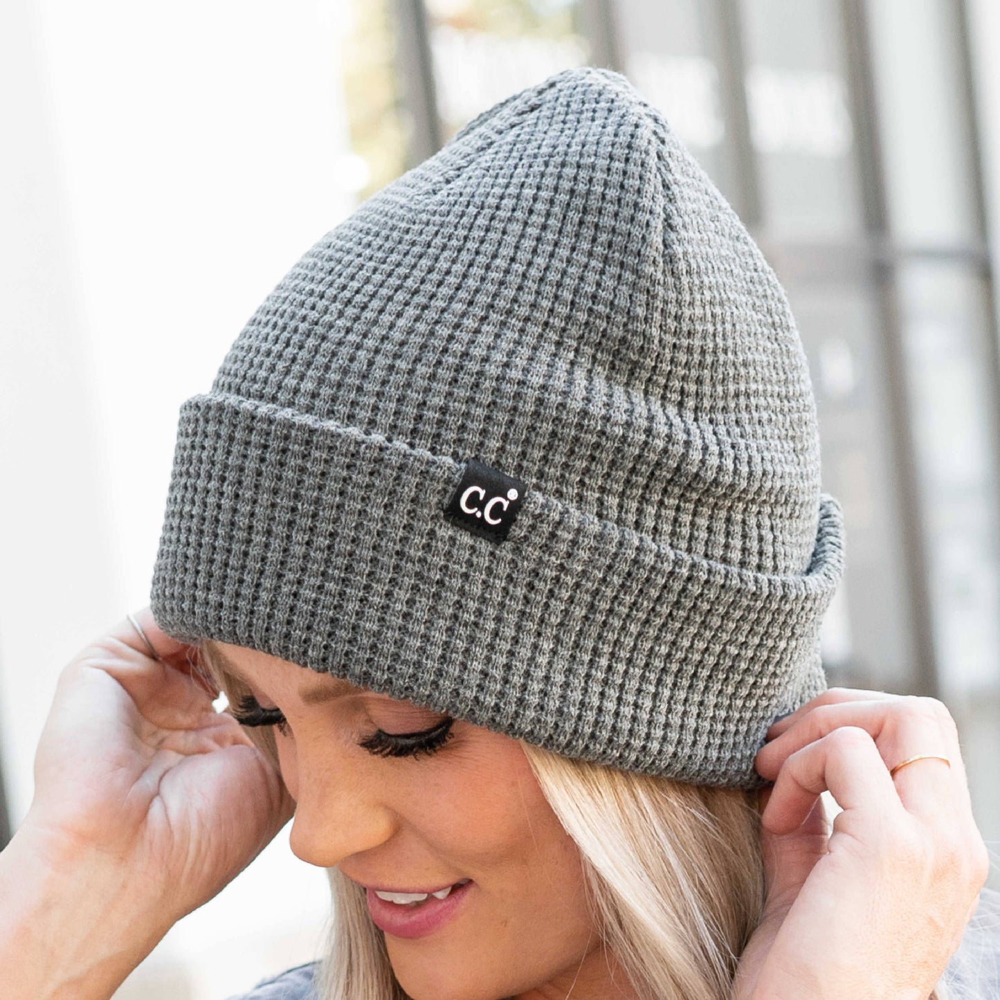 CC Beanie Waffle Knit