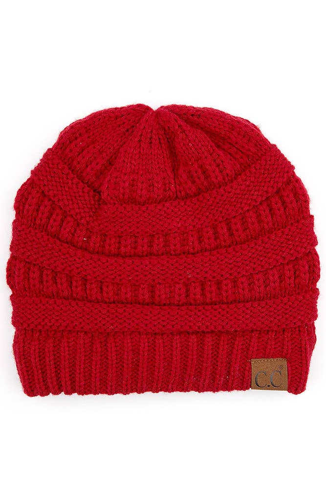 C.C Best Selling Cable Knit Classic Beanie Winter Hat (Copy)