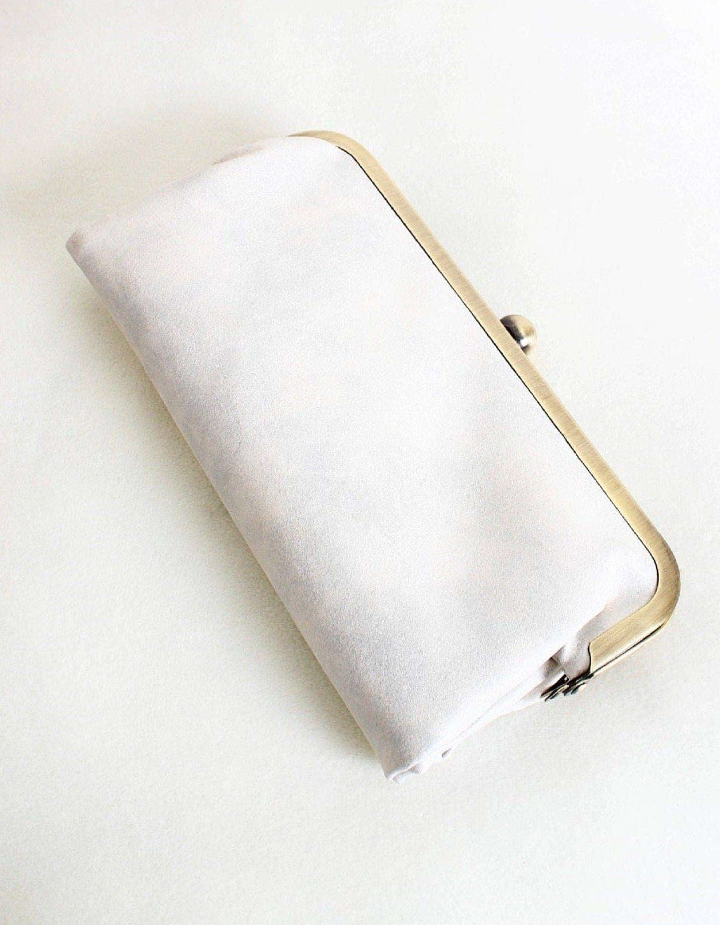 Karen Kiss Lock Clutch Bag