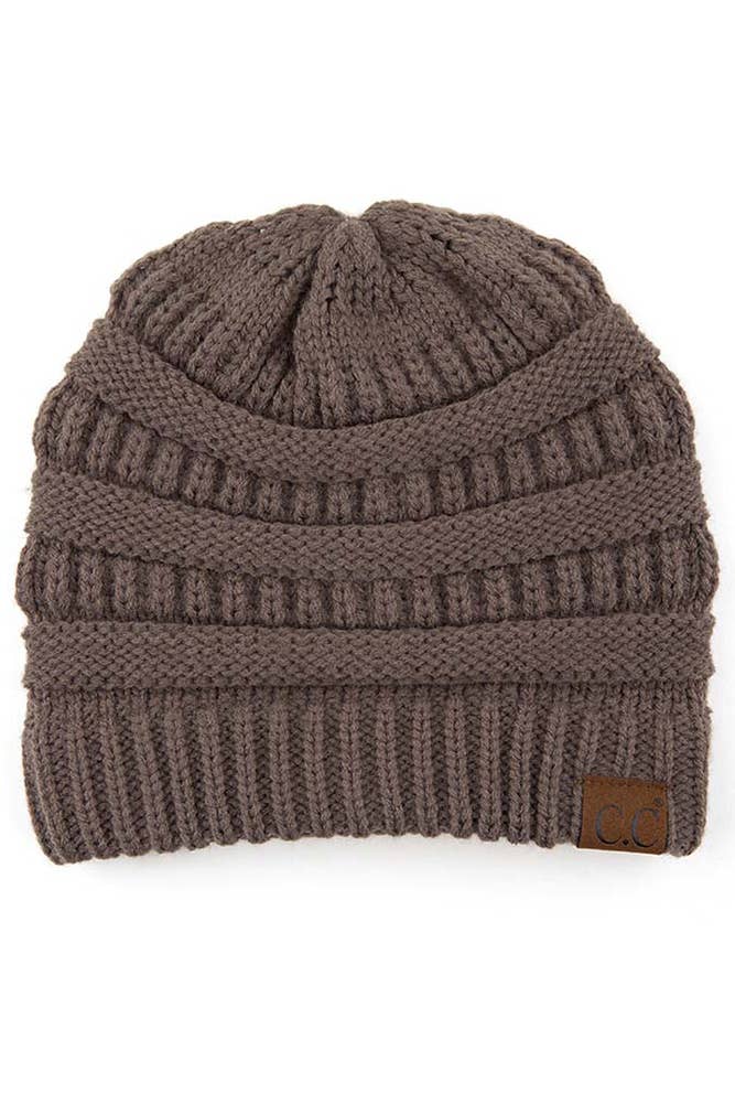 C.C Best Selling Cable Knit Classic Beanie Winter Hat (Copy)