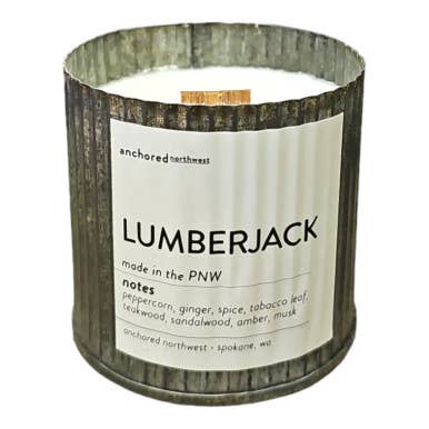 Lumberjack | Rugged Woodsy Wood Wick Candle