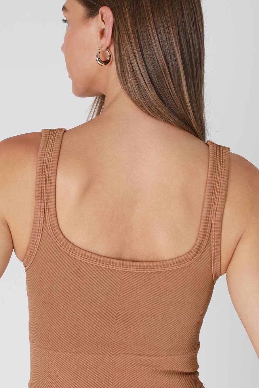 NS7923 - Vintage Chevron Crop Top