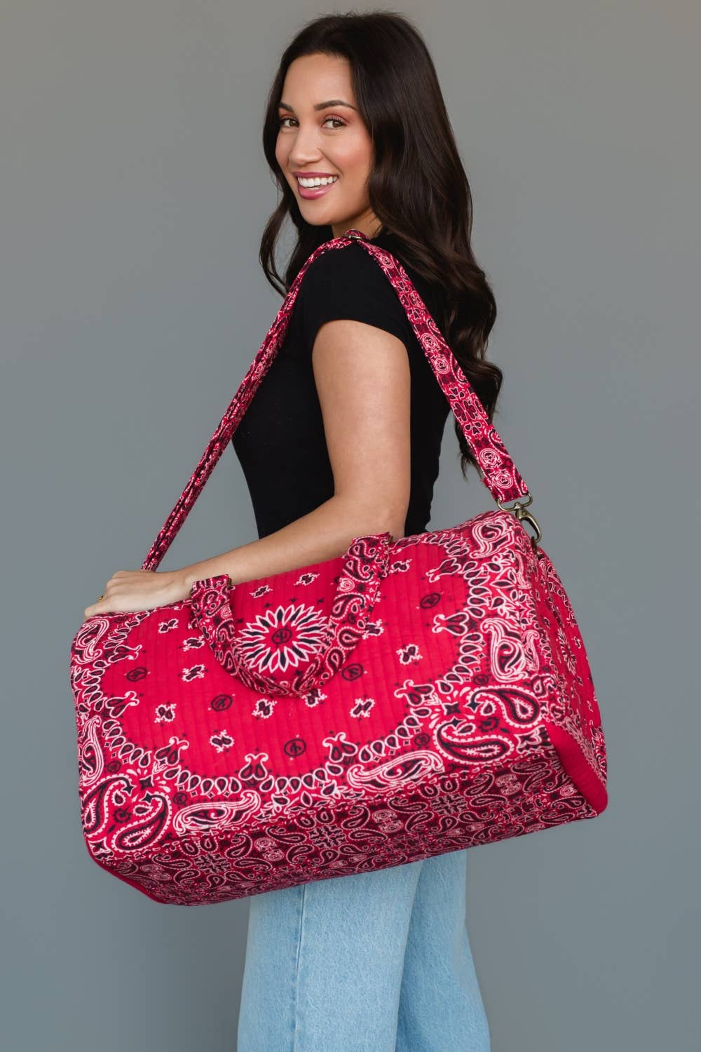 Red Bandana Duffel