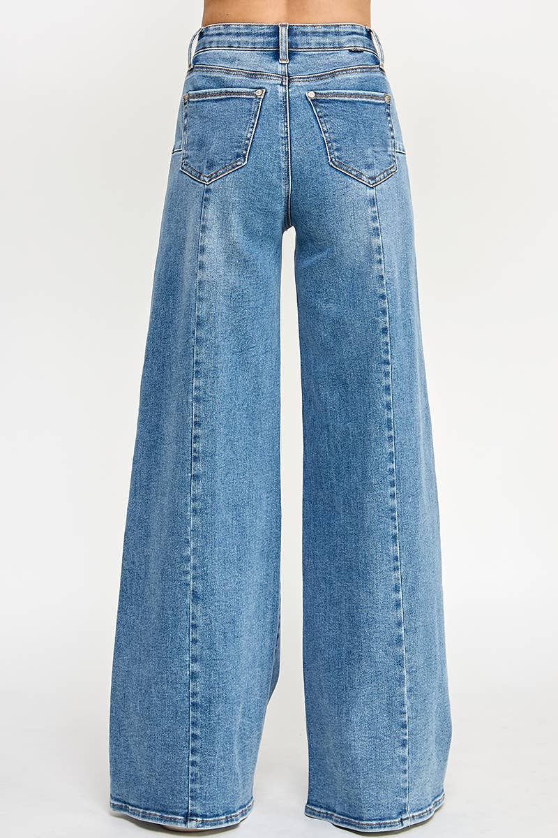 TUMMY CONTROL MID RISE WIDE LEG