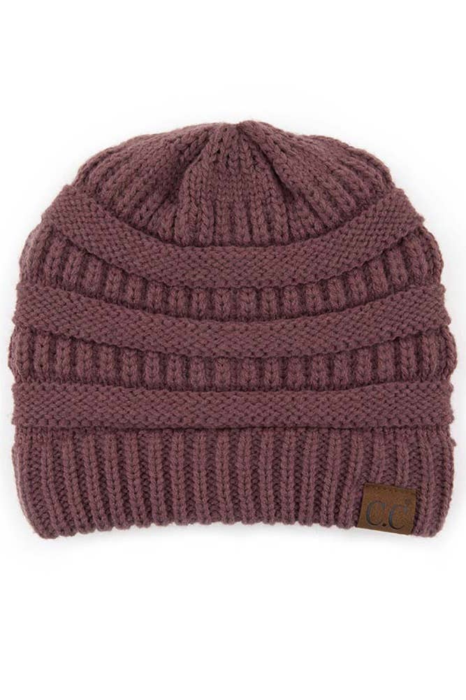 C.C Best Selling Cable Knit Classic Beanie Winter Hat (Copy)