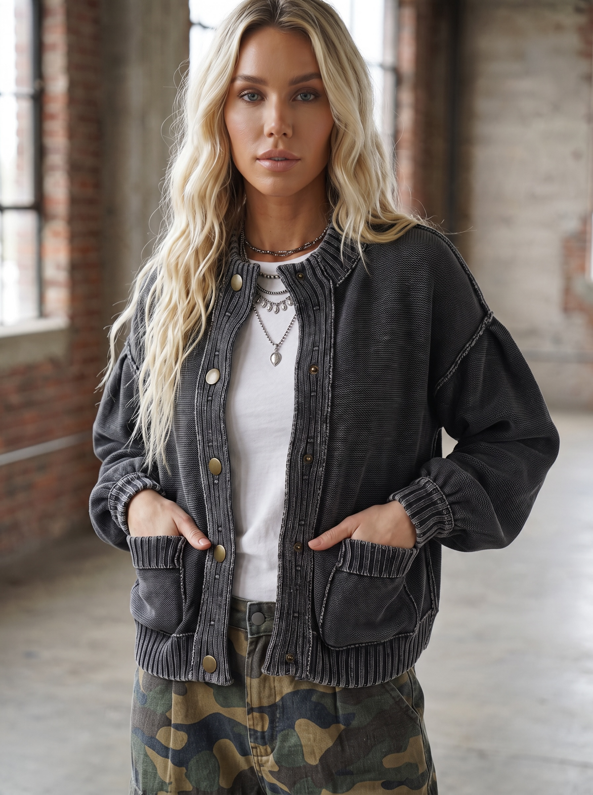 Mineral Washed Shacket